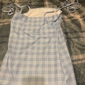 SHEIN blue patterned dress